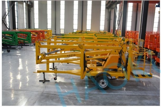 Trailer Mounted Diesel\/Electric Power Spider Lift Cherry Picker Man Lift Platform for Aerial Work