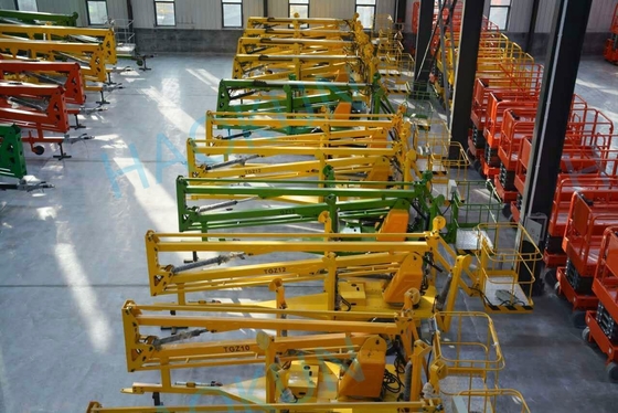 Trailer Mounted Diesel\/Electric Power Spider Lift Cherry Picker Man Lift Platform for Aerial Work