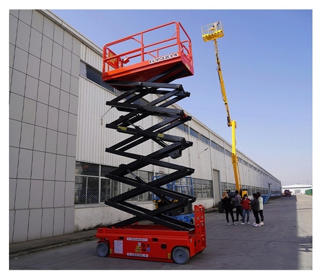 Electric Scaffolding Lift for Building Construction Remote Control Mobile Lifting Platform Truck Foldable Electric Lifting Tool