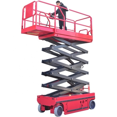 Hydraulic Scissor Lift Work Platform Truck 220V Steel for Home Use Machinery Repair Shops Building Shops Hotels Aerial Work