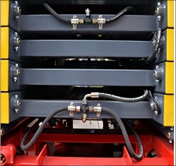 CE ISO Certified 500kg Load 14m Small Portable Outdoor Full Electric Self-Propelled Scissor Lift Cargo Lift