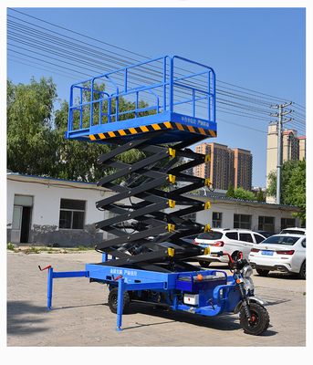 Hot-selling Hydraulic Electric Tricycle  Mobile Scissor Lift Platform with Simple Structure Easy Operation and Low Price