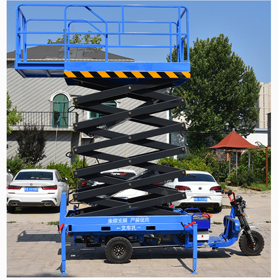 Hot-selling Hydraulic Electric Tricycle  Mobile Scissor Lift Platform with Simple Structure Easy Operation and Low Price