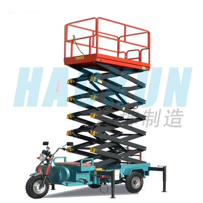 Small Aerial Mobile Electric Lift Table Scissor Lift Wheel Work Platform