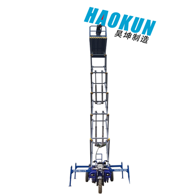 Small Aerial Mobile Electric Lift Table Scissor Lift Wheel Work Platform