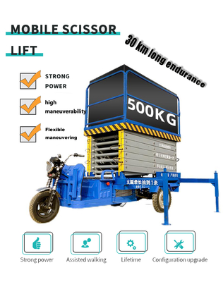 New Arrive 10 m 12 m Mobile Elevated Hydraulic Scissor Jack Lift Table for Aerial Work