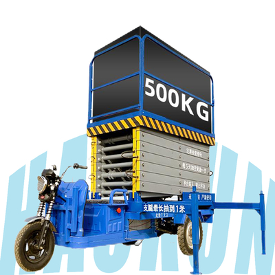 Electric Self-propelled Three-wheel Free Outdoor Electric Dc Power Tricycle Scissor Lift Platform for Sale