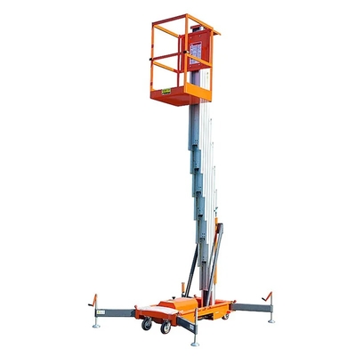 High Quality 6 M Compact Vertical Manlift Small Electric Aluminum Ladder One Man Lift for Painting Cleaning