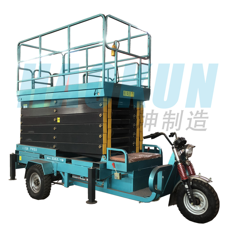 Electric Self-propelled Three-wheel Free Outdoor Electric Dc Power Tricycle Scissor Lift Platform for Sale