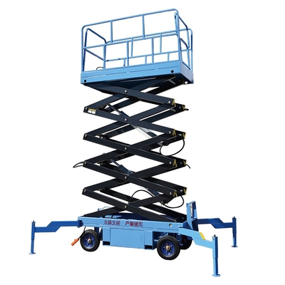Battery Indoor Electric Scaffolding Lifting Machine Powered Scaffold